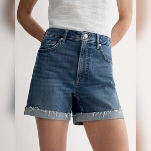 NWOT Everlane The Cheeky Jean Short, Size 29, Low Stretch Vintage Blue